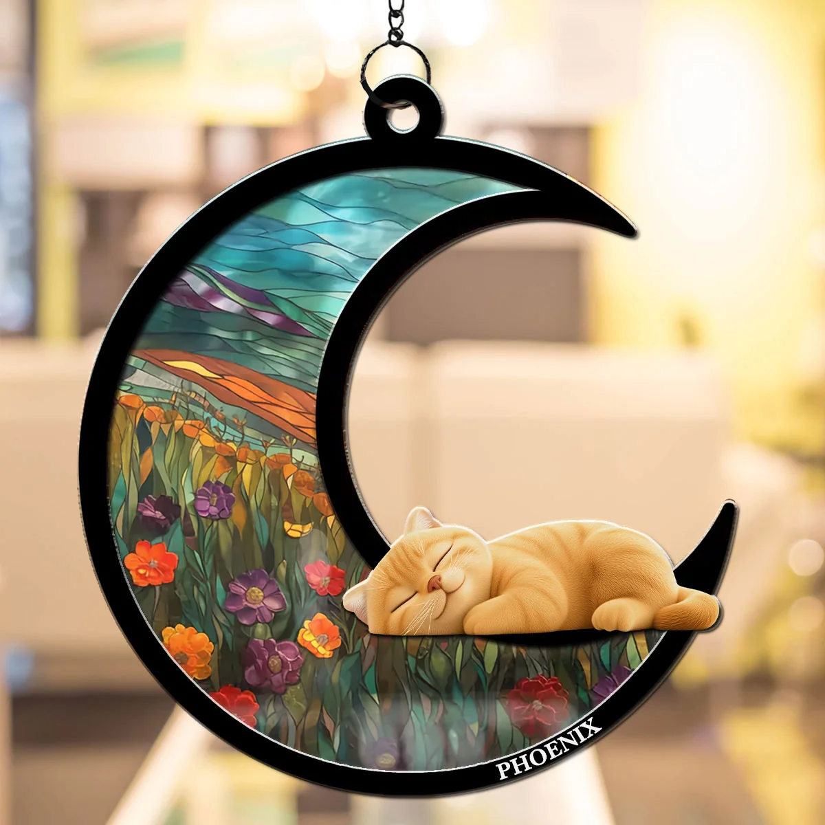 Dreaming Of Love - Personalized Custom Suncatcher - Image 2