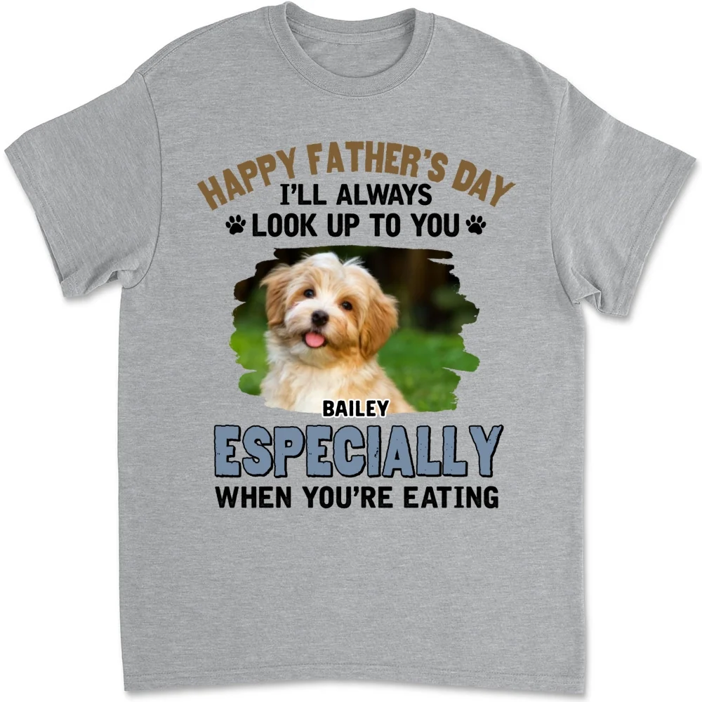 Especially When Dogs Are Eating Photo - Personalized Custom Shirt - Image 9