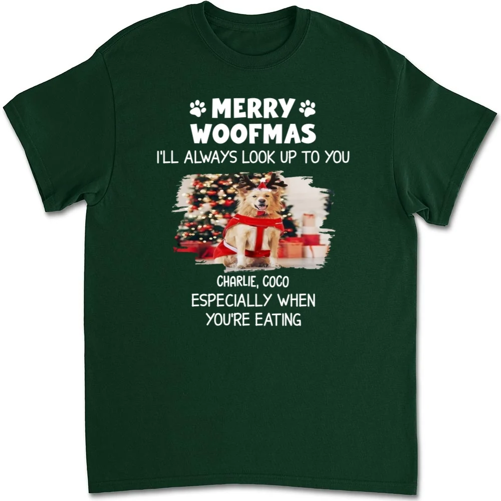 Especially When You Are Eating Christmas Photo - Personalized Custom Unisex T-Shirt - Image 5