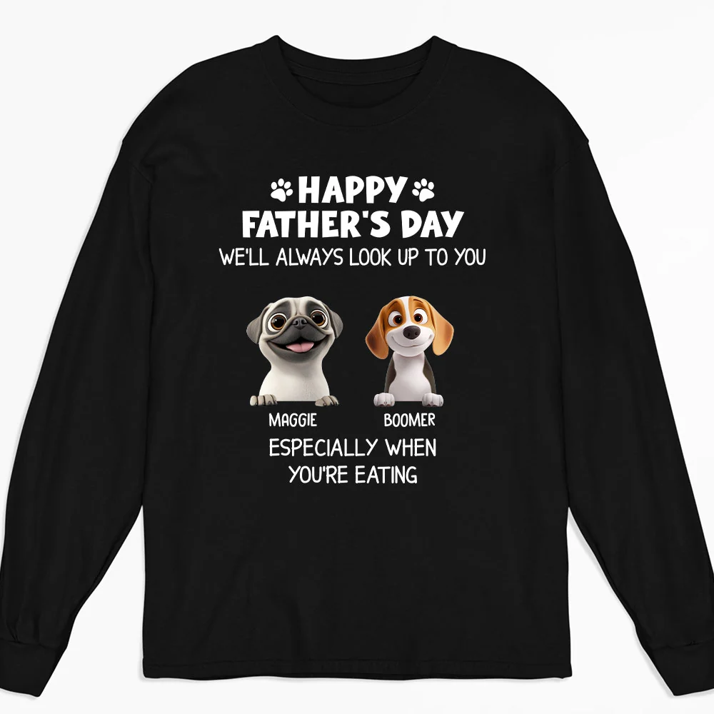Especially When You Are Eating - Personalized Custom Long Sleeve T-Shirt