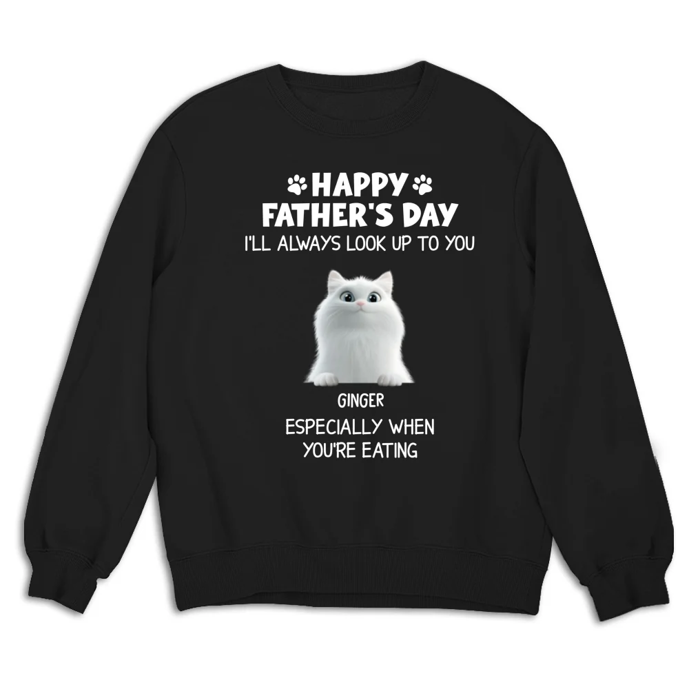 Especially When You Are Eating Ver Cat - Personalized Custom Sweatshirt - Image 5