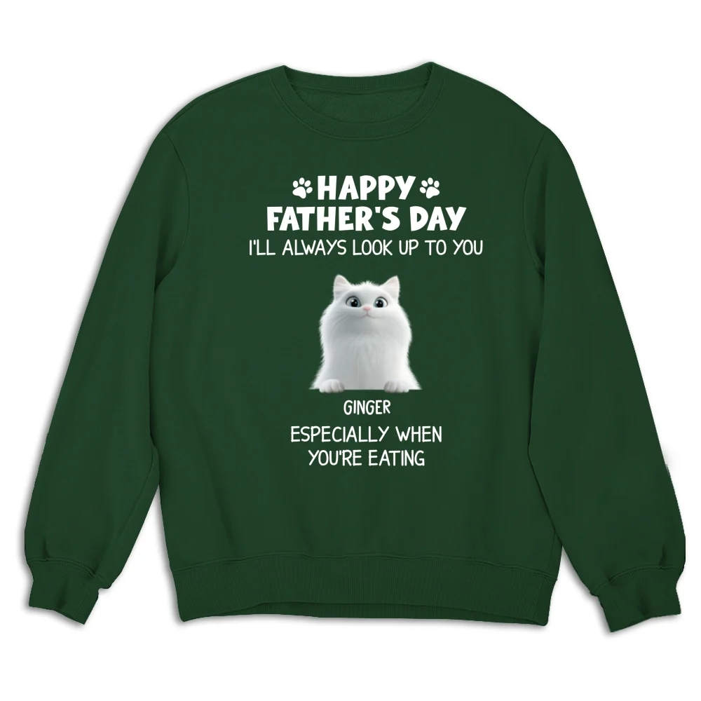 Especially When You Are Eating Ver Cat - Personalized Custom Sweatshirt - Image 7