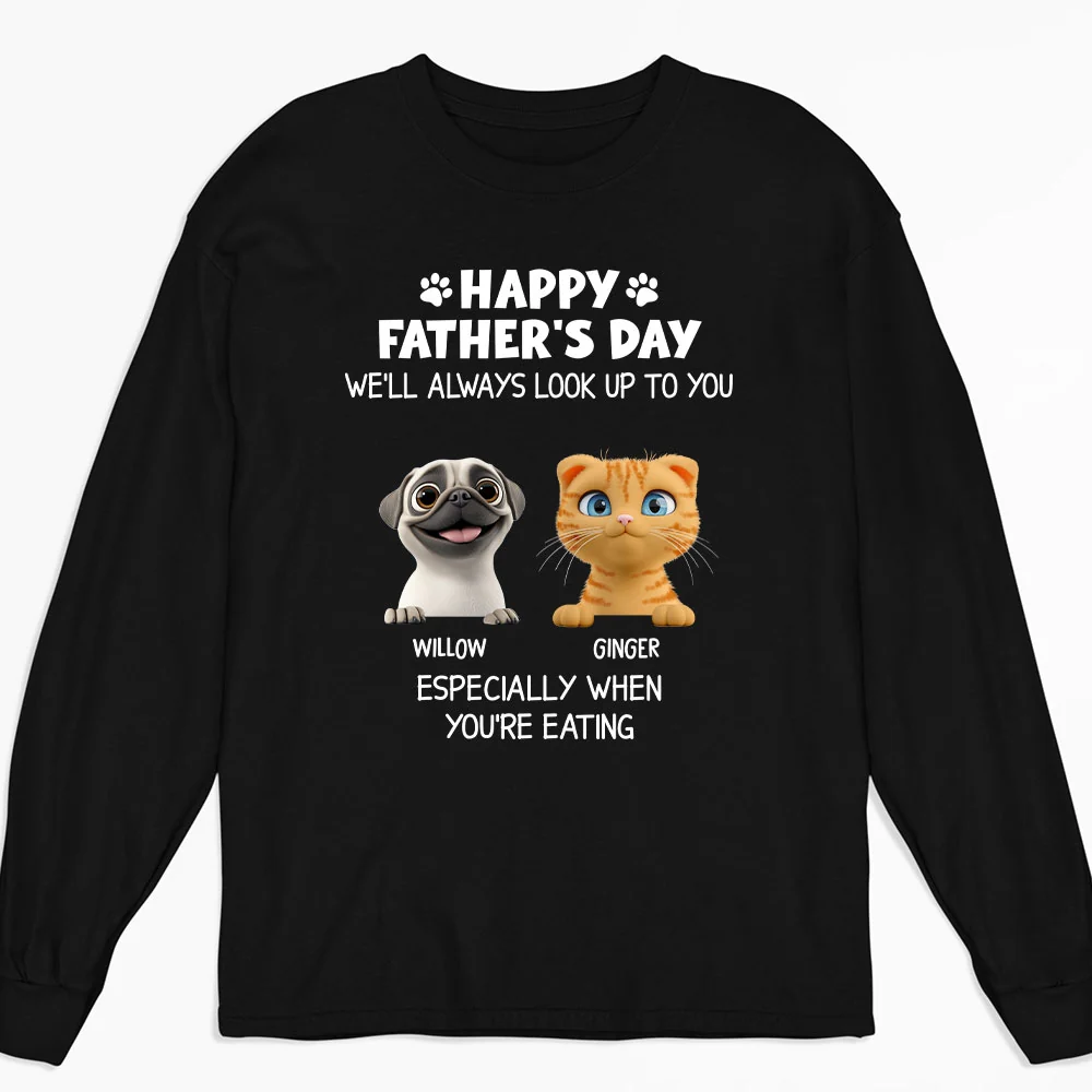 Especially When You Are Eating Ver Pet - Personalized Custom Long Sleeve T-shirt