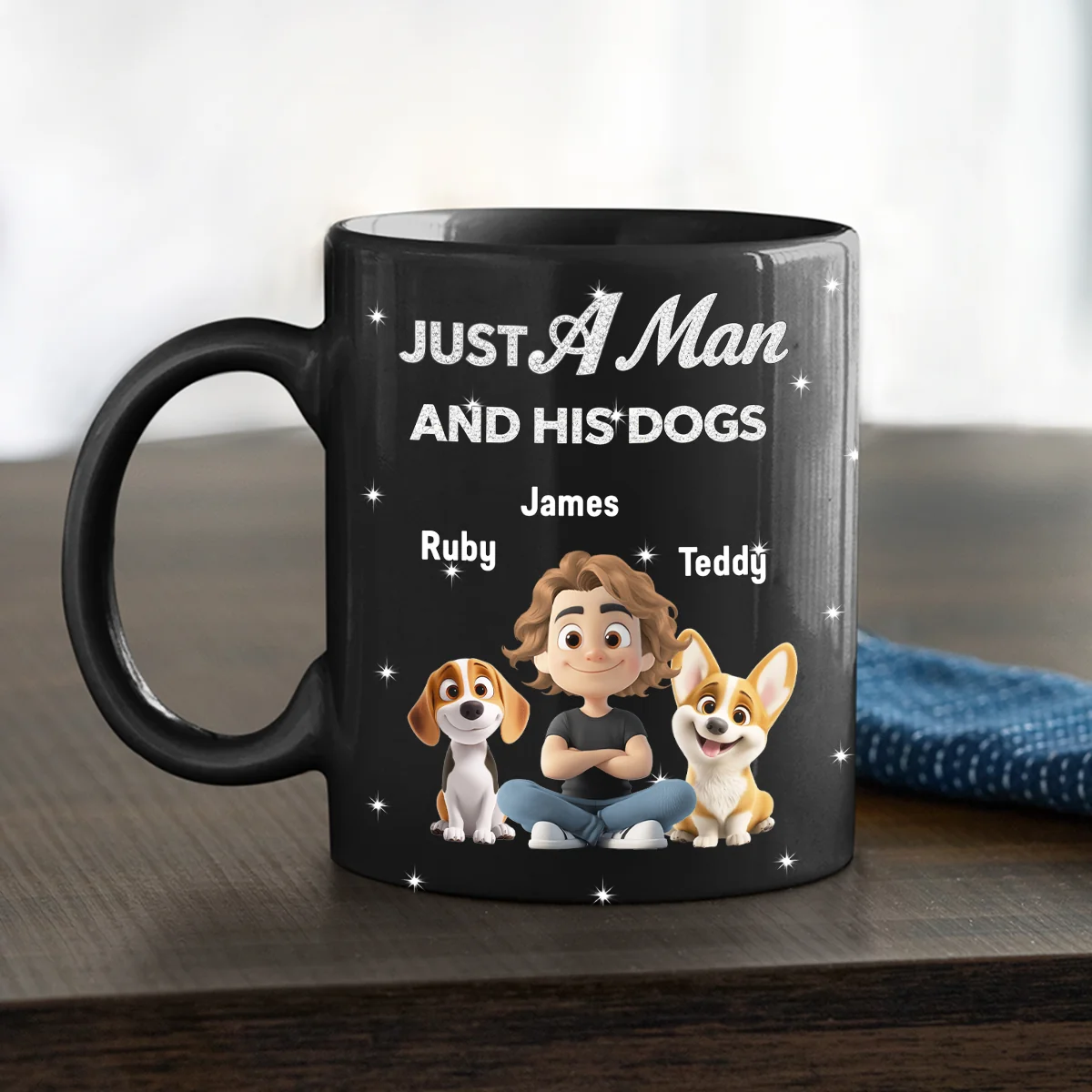 Every Second With You Dad Ver - Personalized Custom 3D Effect Coffee Mug - Image 3