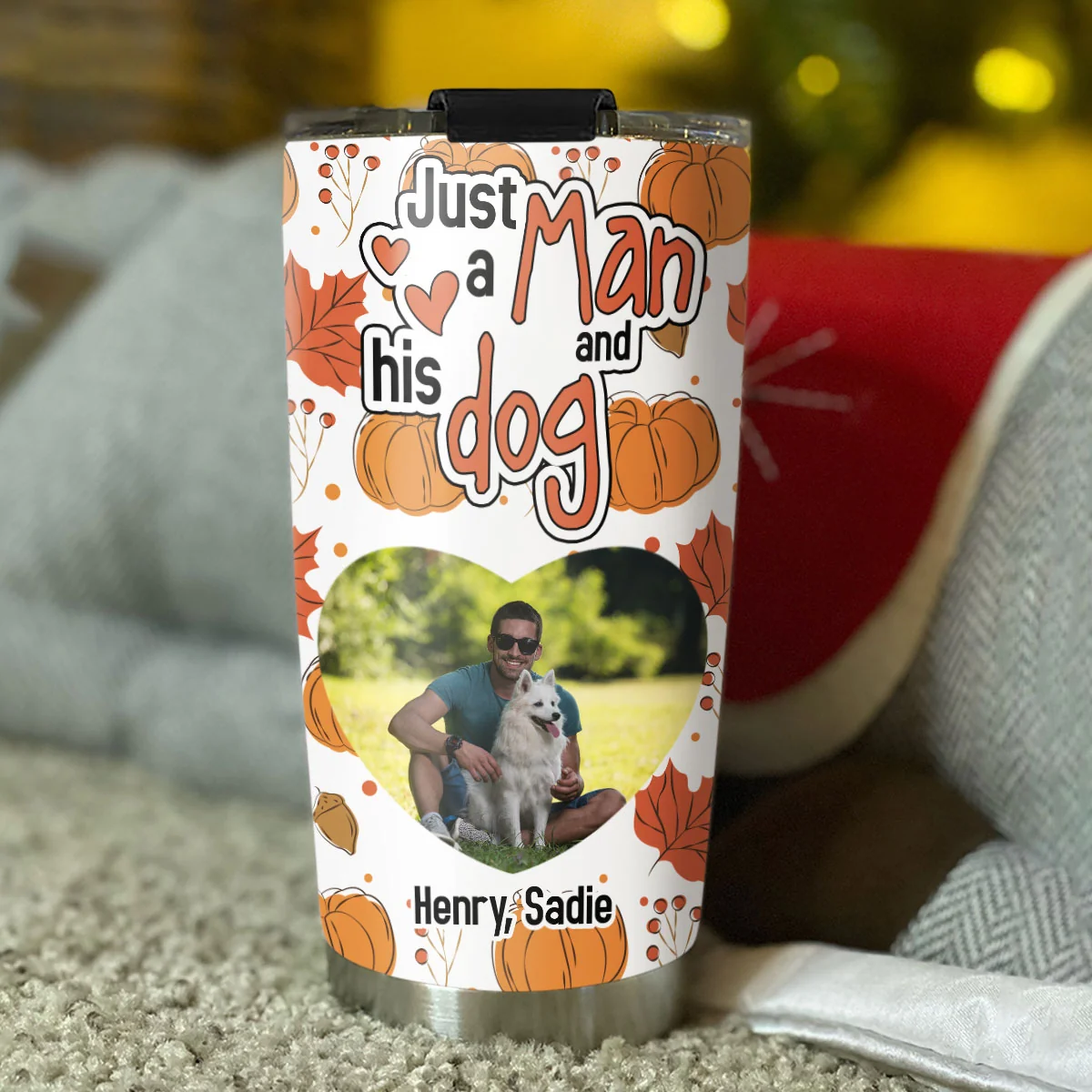 Falling In You Photo - Personalized Custom Tumbler - Image 2