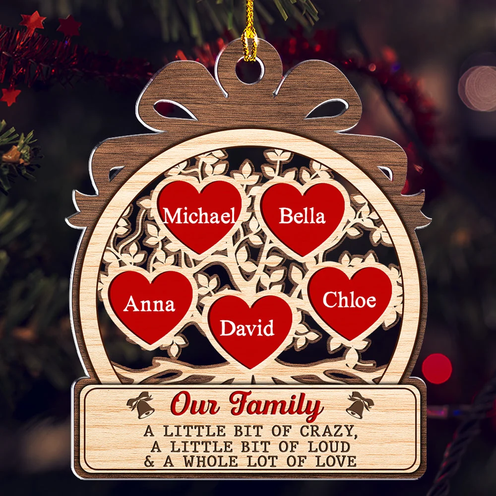 Family Custom Quote - Personalized Custom Acrylic Ornament - Image 5