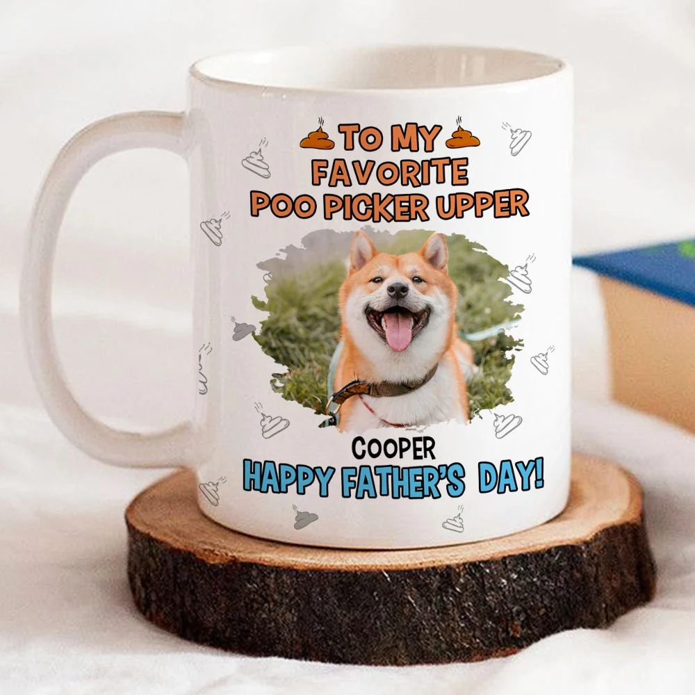 Favorite Dog Poo Picker Photo - Personalized Custom Coffee Mug