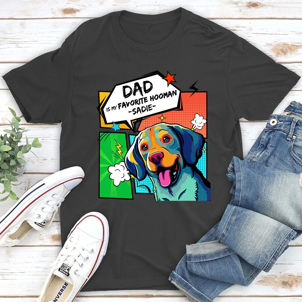 Favorite Hooman - Personalized Custom Unisex T-shirt - Image 4