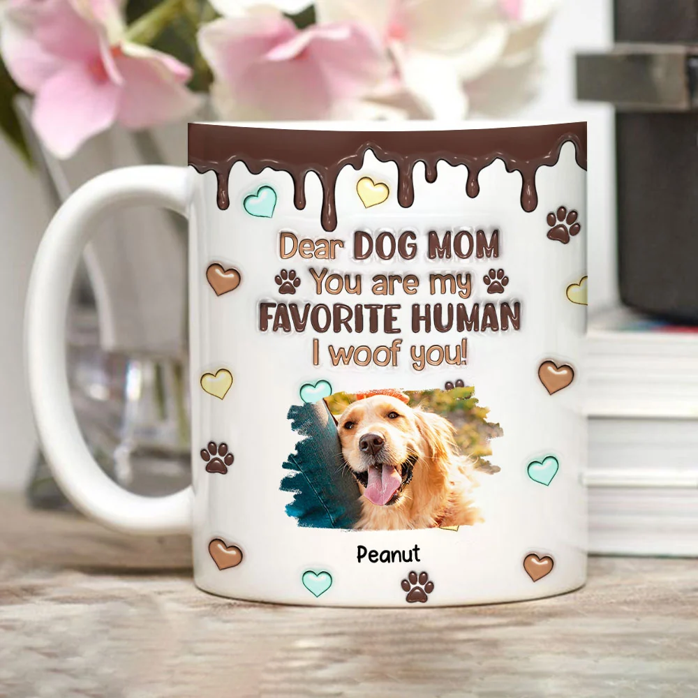 Favorite Human Version 2 Photo- Personalized Custom 3D Inflated Effect Mug