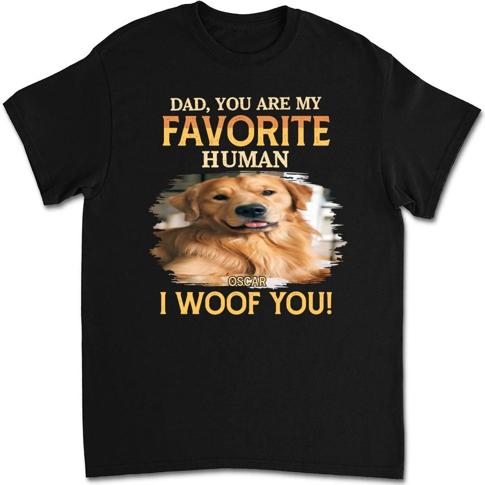 Favorite Human Photo - Personalized Custom Unisex T-Shirt - Image 6