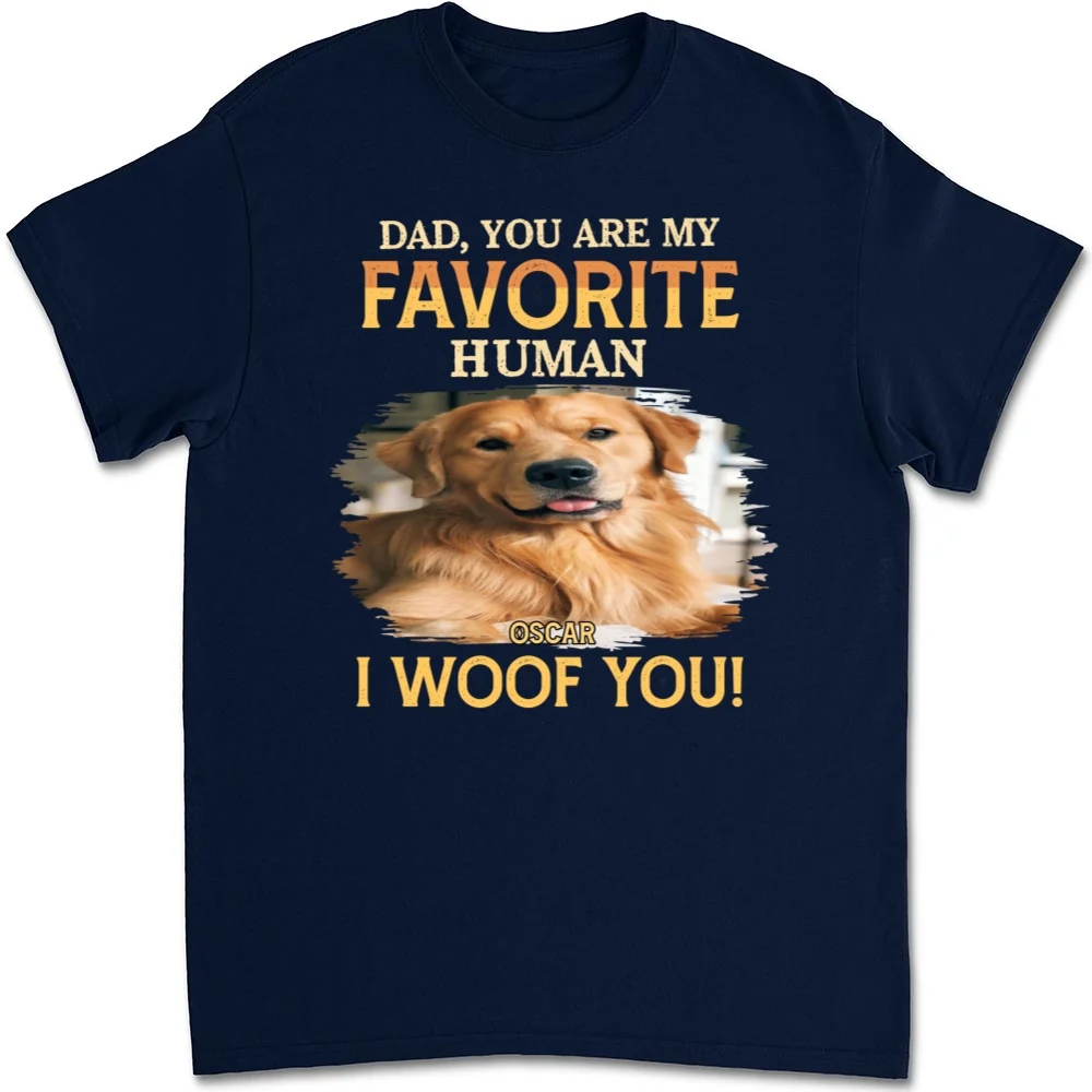 Favorite Human Photo - Personalized Custom Unisex T-Shirt - Image 7