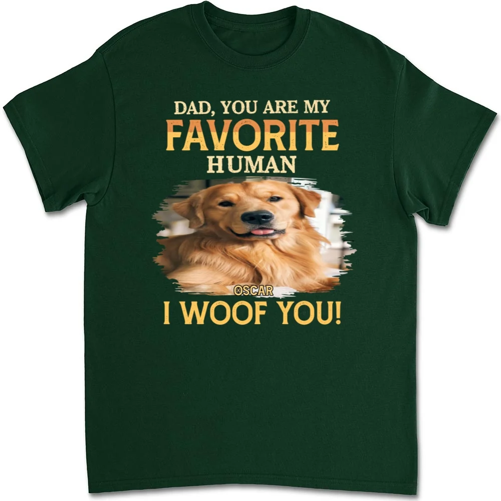Favorite Human Photo - Personalized Custom Unisex T-Shirt - Image 8