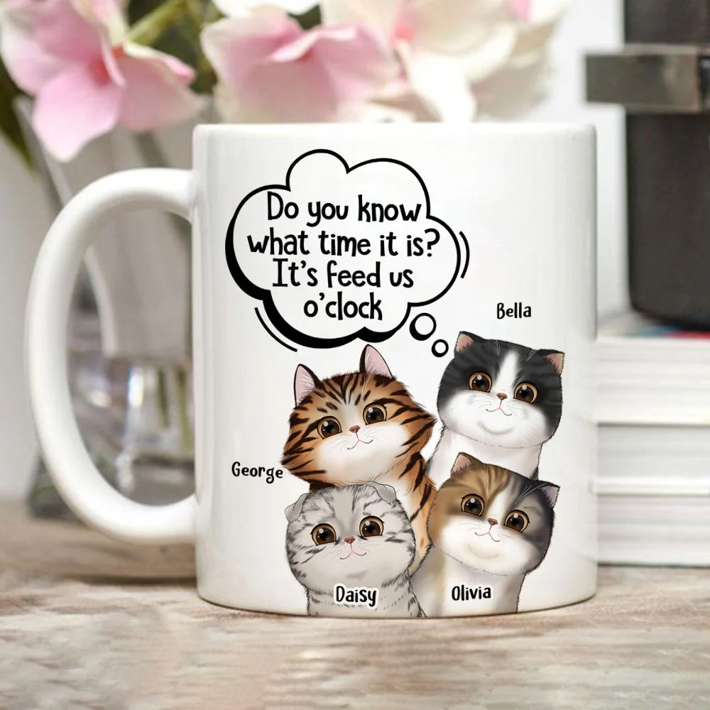 Feed Me O‘clock - Personalized Custom Coffee Mug - Image 4