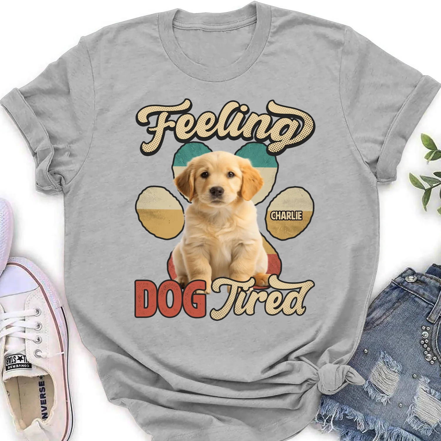 Feeling Tired Tired Photo - Personalized Custom Women's T-shirt - Image 7