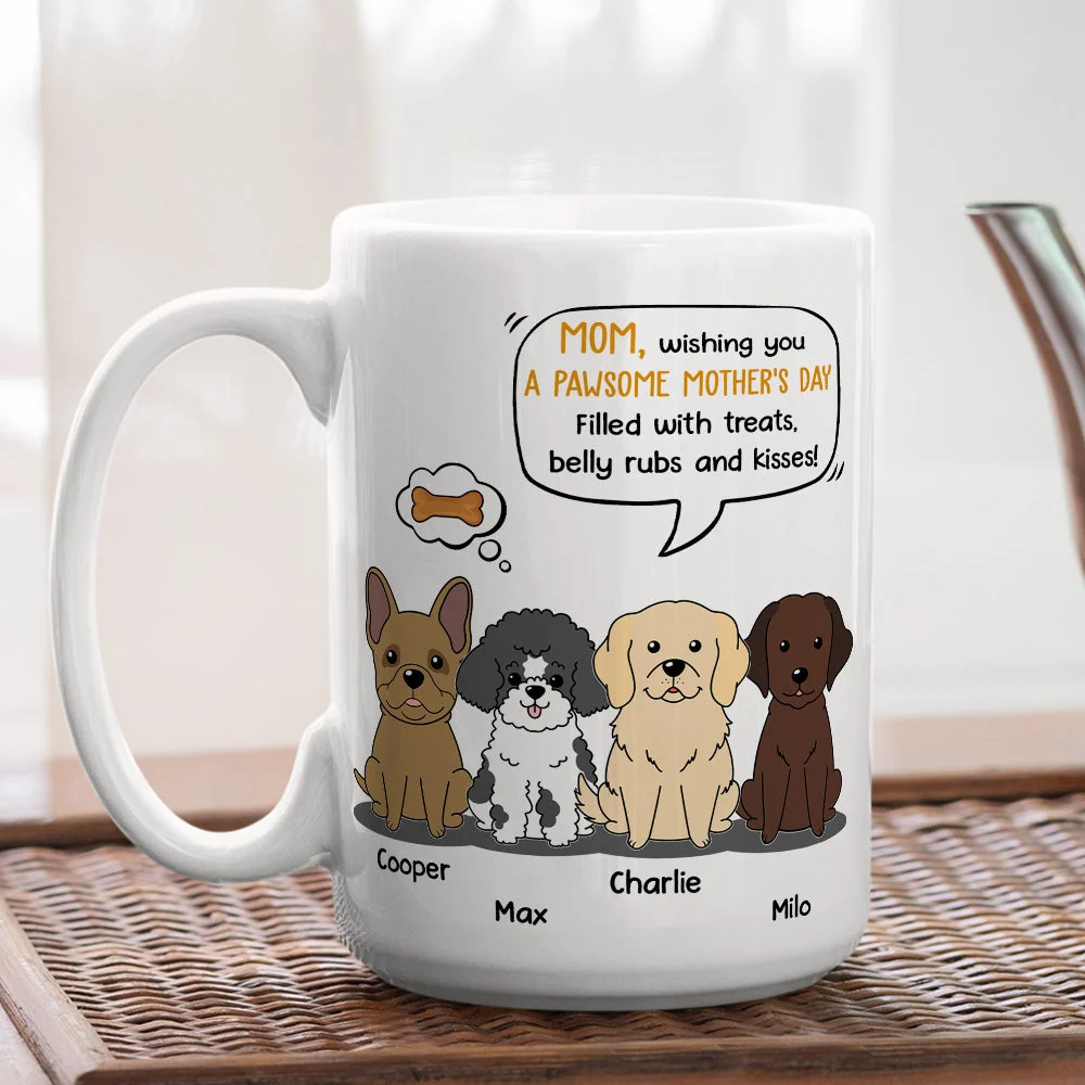 Filled With Treats - Personalized Custom Coffee Mug - Image 5