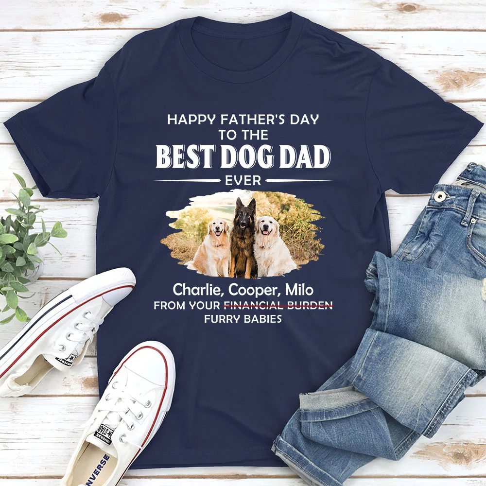 Financial Burden Photo - Personalized Custom Unisex T-shirt - Image 5