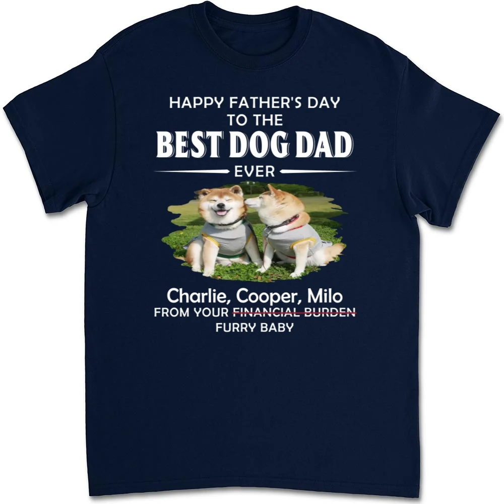 Financial Burden Photo - Personalized Custom Unisex T-shirt - Image 7