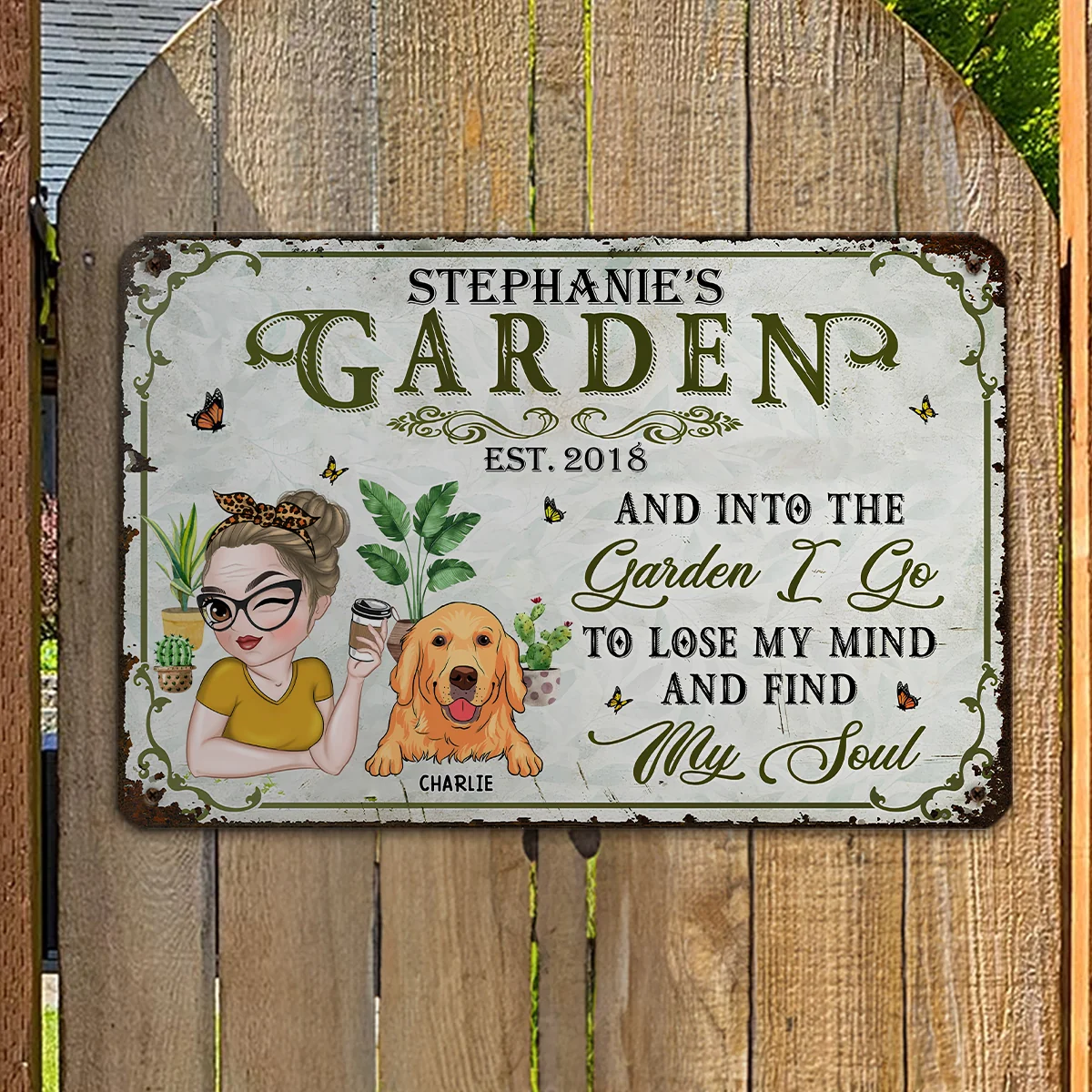 Find My Soul - Personalized Custom Metal Sign - Image 4