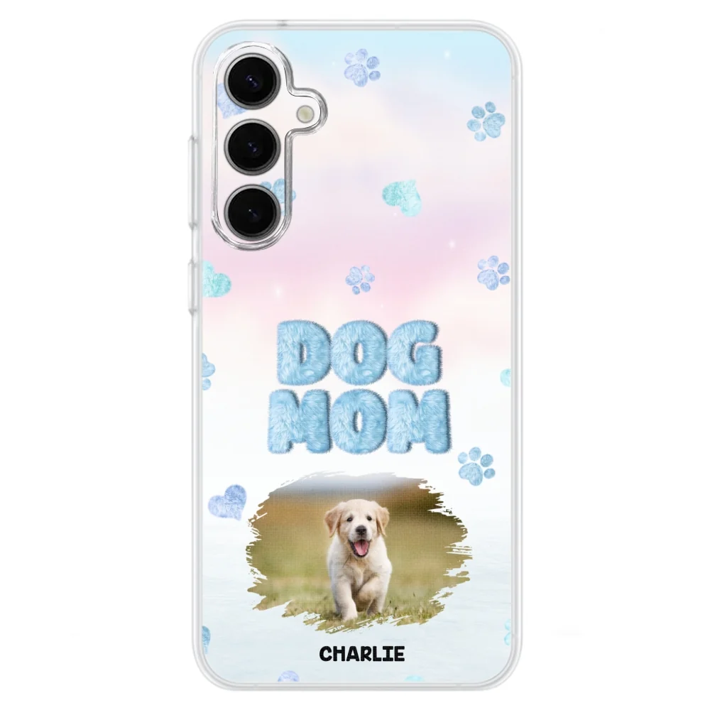 Fluffy Dog Mom Photo - Personalized Custom Phone Case - Image 28
