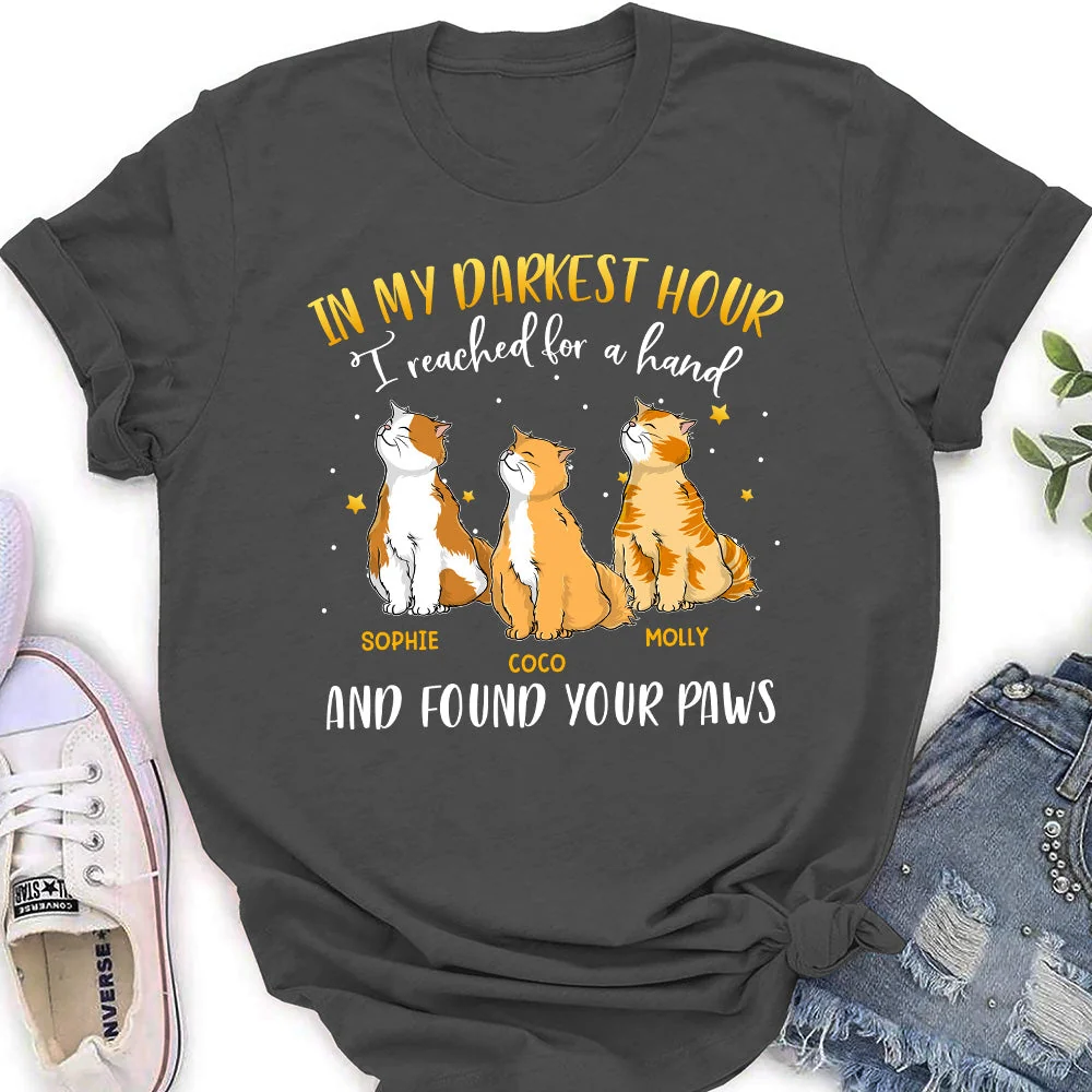 Found Your Paw - Personalized Custom Women's T-shirt - Image 3