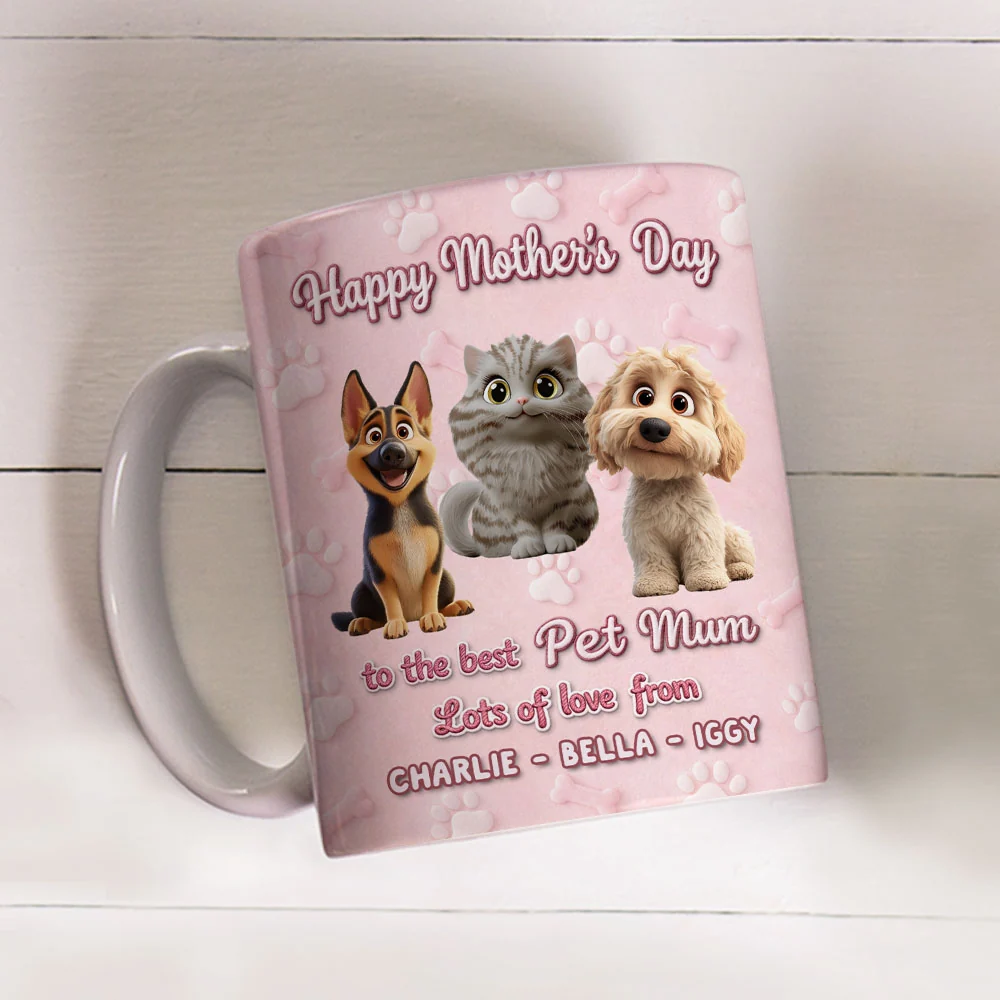 From Your Favorite Pets - Personalized Custom 3D Effect Mug - Image 3