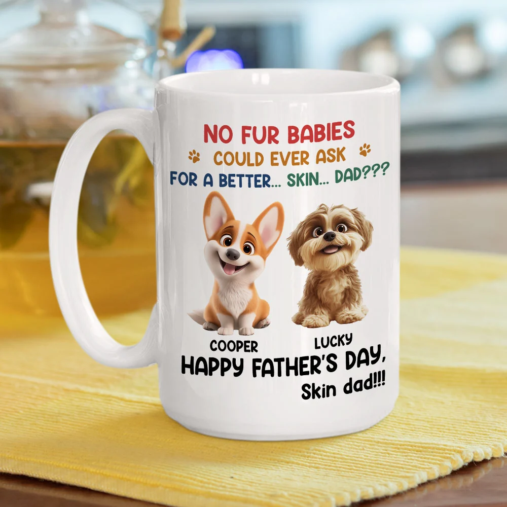 Fur Baby Loves You Most - Personalized Custom Coffee Mug - Image 4