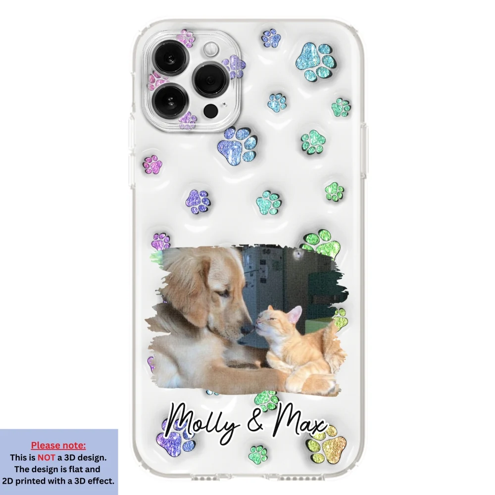 Fur Baby Photo - Personalized Custom 3D Inflated Effect Phone Case - Image 10