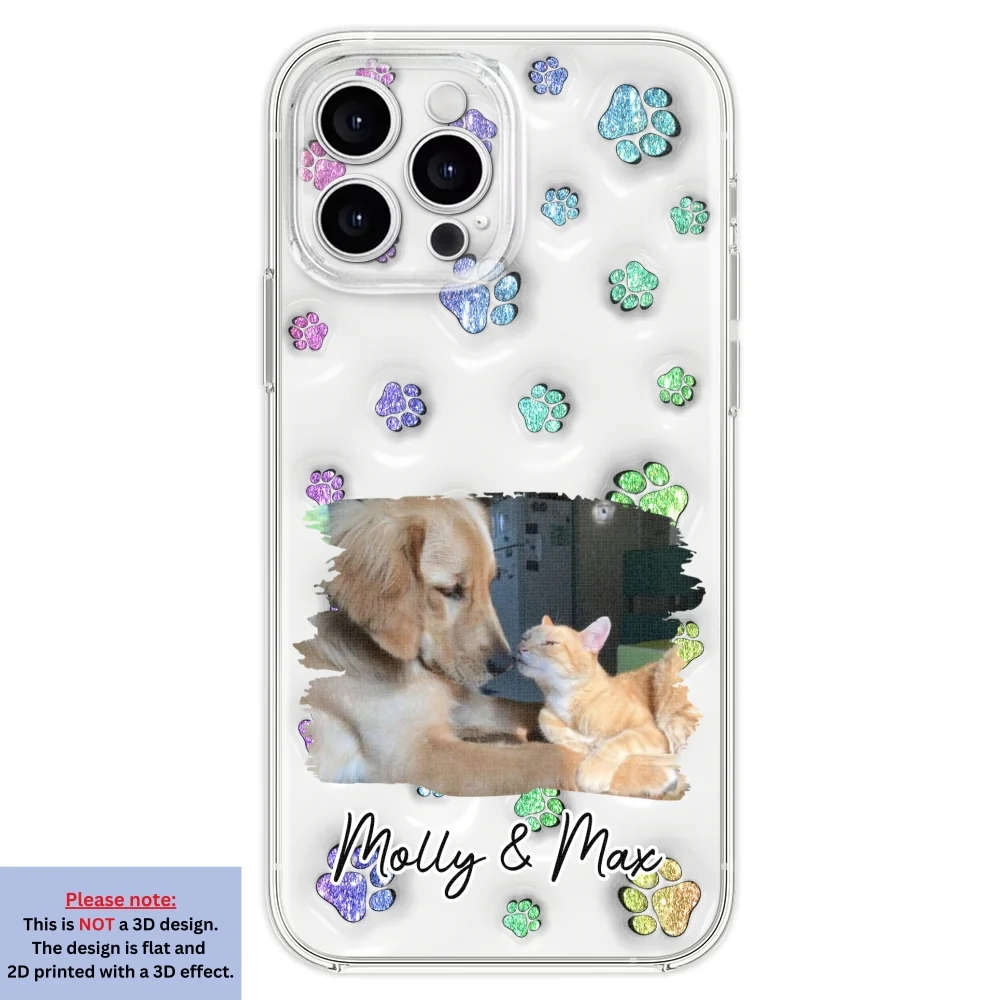 Fur Baby Photo - Personalized Custom 3D Inflated Effect Phone Case - Image 19
