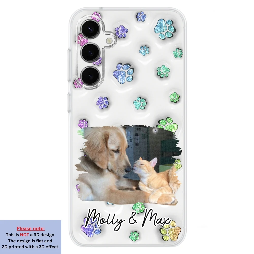 Fur Baby Photo - Personalized Custom 3D Inflated Effect Phone Case - Image 27