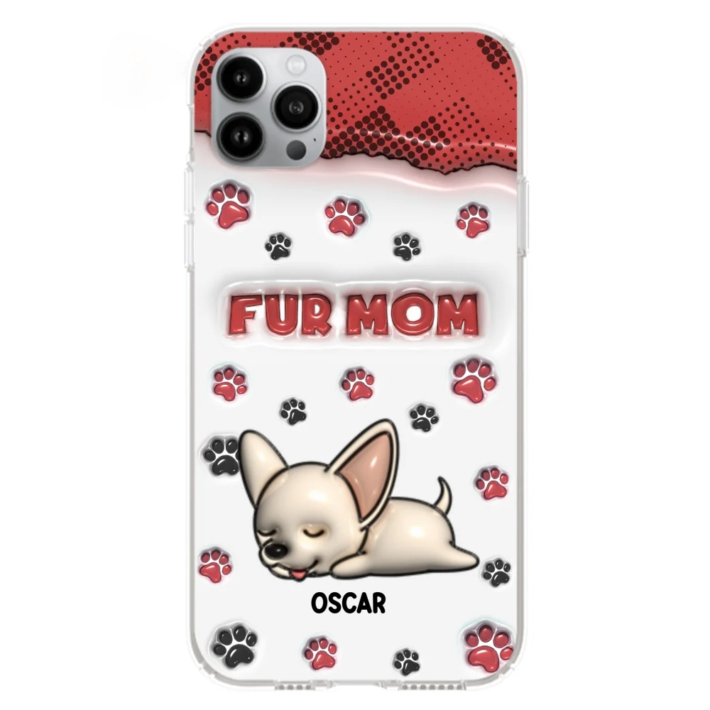 Fur Mom Version - Personalized Custom 3D Inflated Effect Phone Case - Image 15