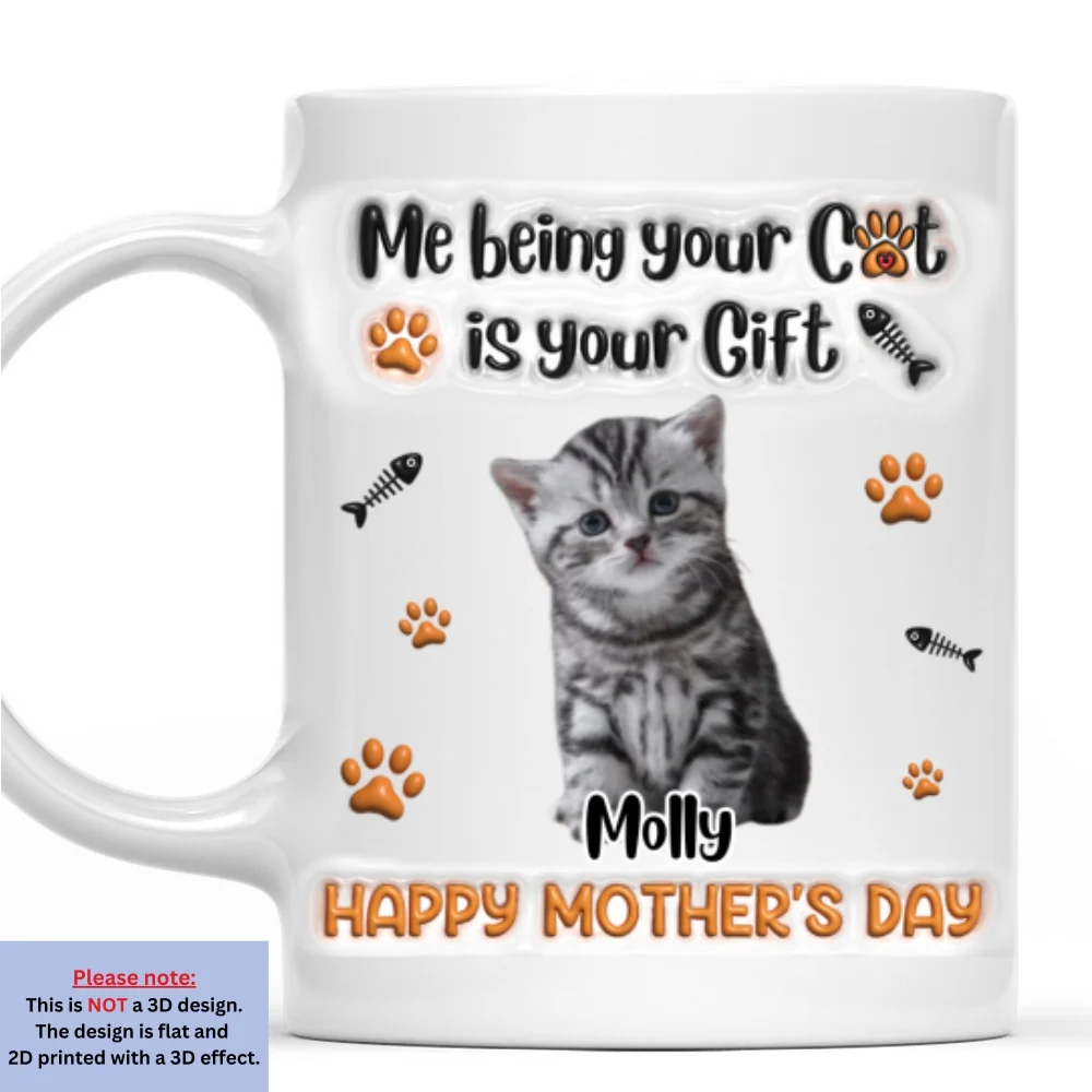 Gift To You Photo - Personalized Custom 3D Inflated Effect Mug - Image 4