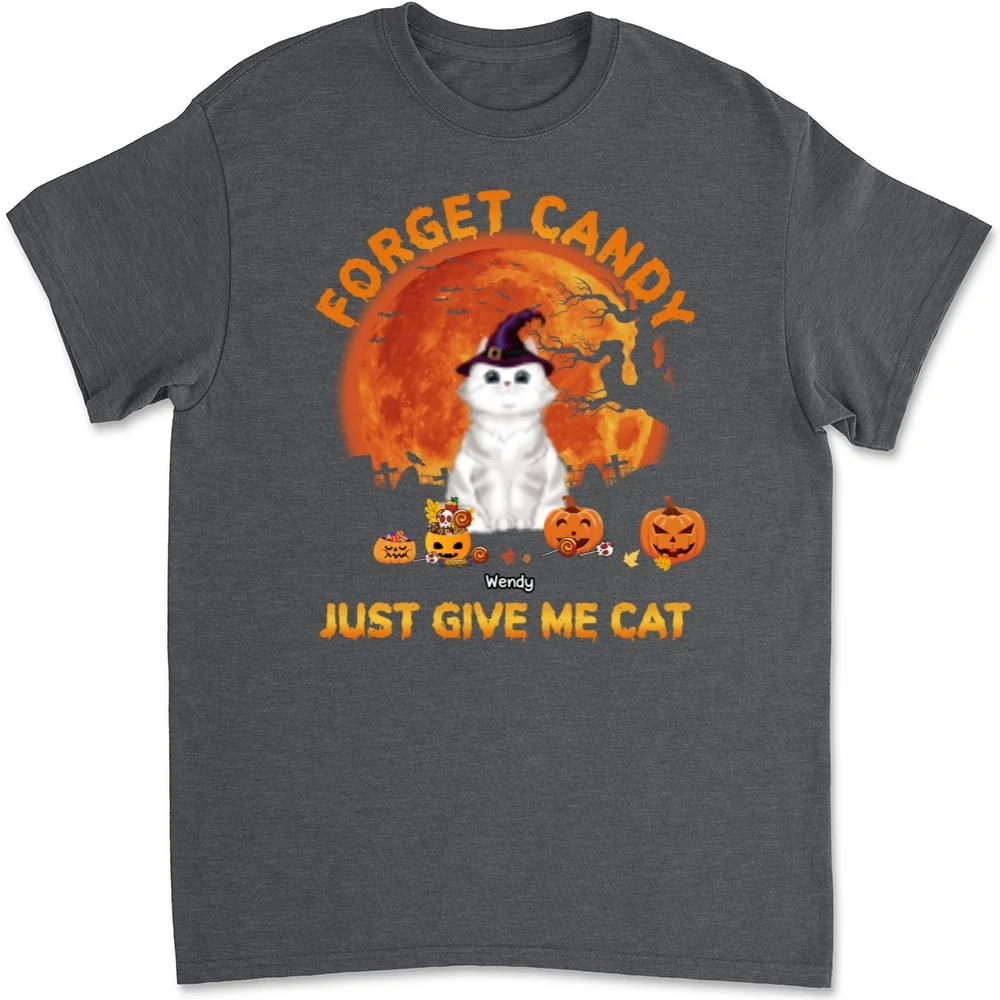 Give Me Cats - Personalized Custom Unisex T-shirt - Image 9