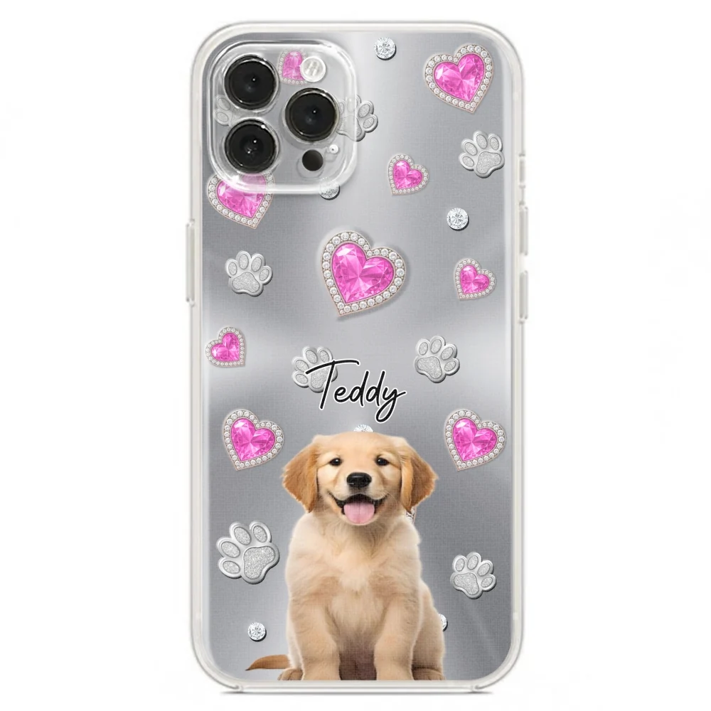 Glitter Cute Cartoon Dogs Photo - Personalized Custom Phone Case - Image 15