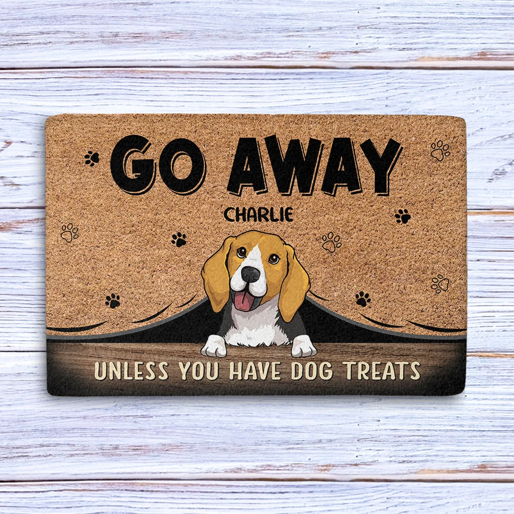 Go Away - Personalized Custom Doormat - Image 4
