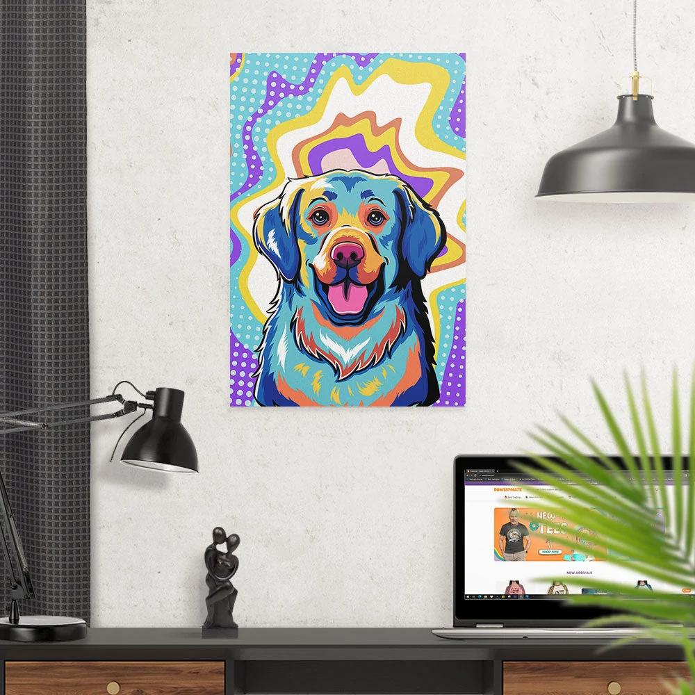 Golden Retriever Pop Art 3 - Poster - Image 2