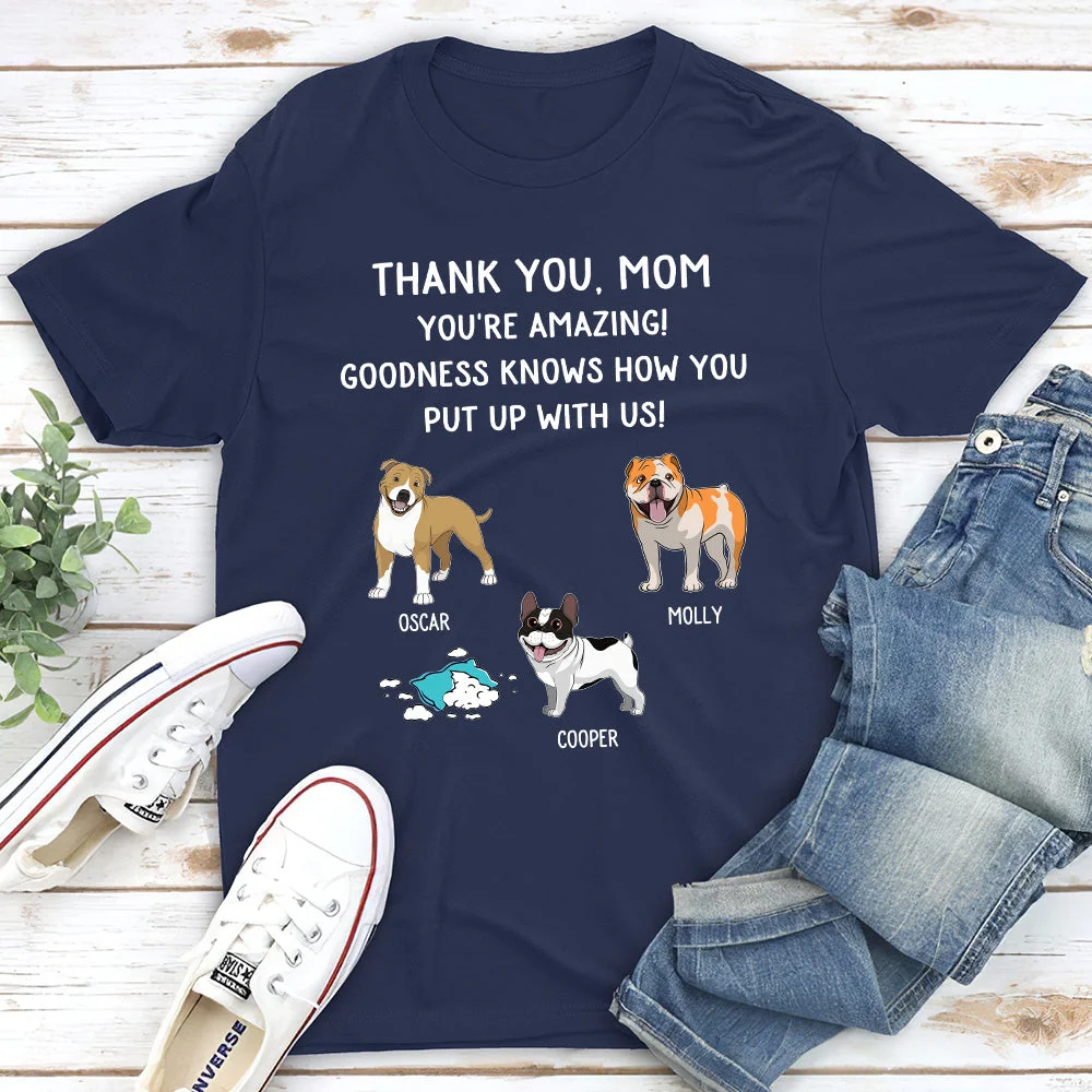 Goodness Knows - Personalized Custom Unisex T-shirt - Image 3