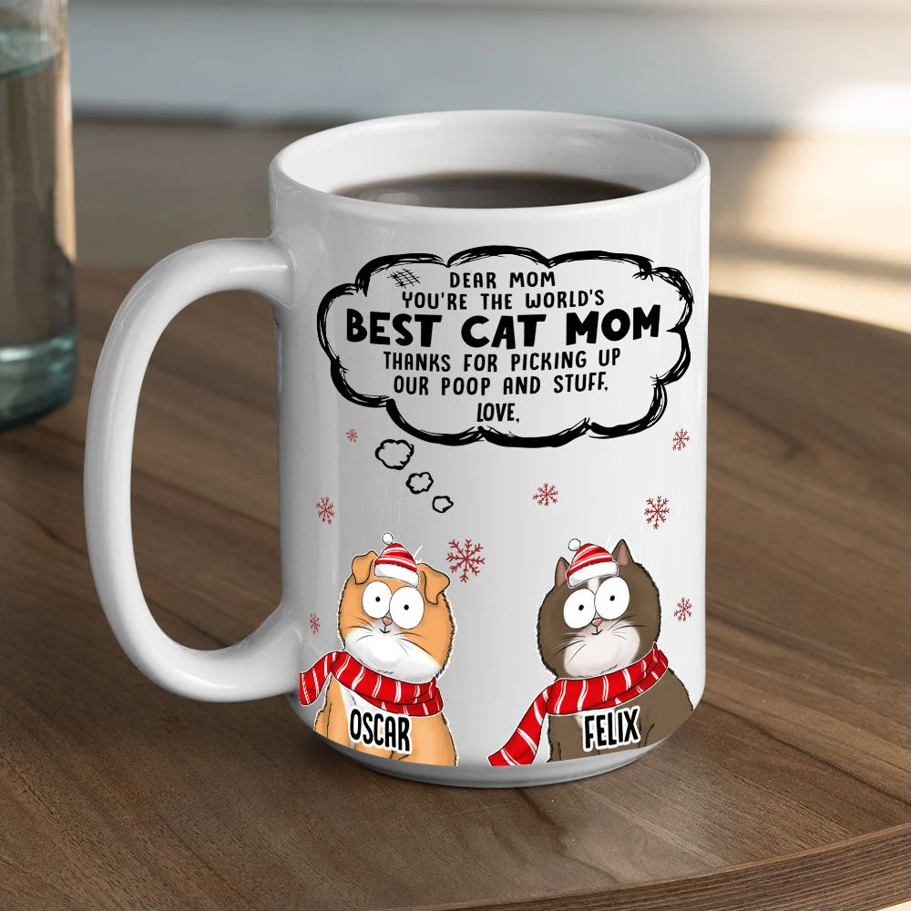 Grateful To Dog Mom - Personalized Custom Coffee Mug - Image 5