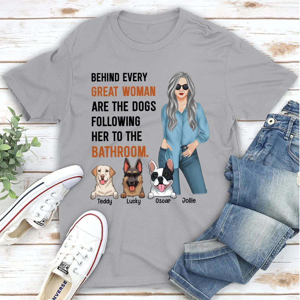 Great Woman - Personalized Custom Unisex T-shirt - Image 2