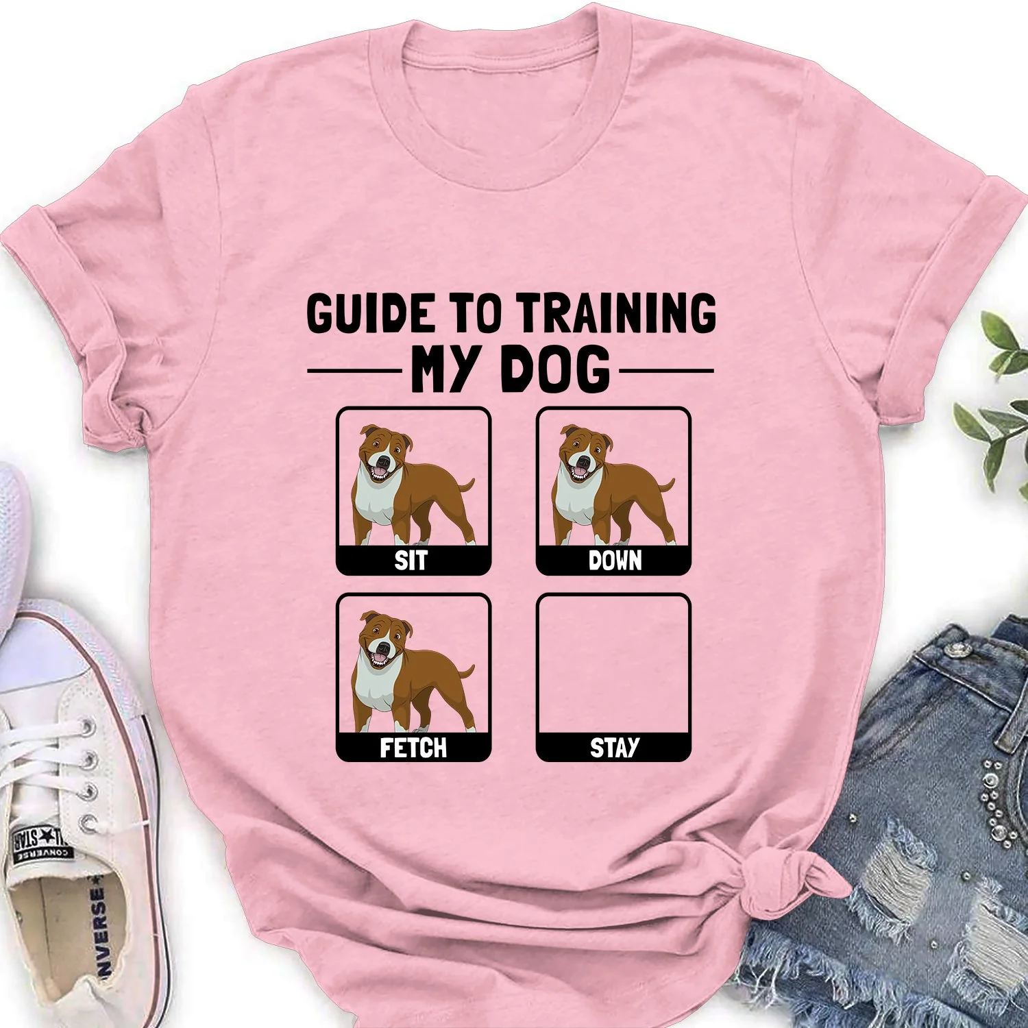 Guide To Training - Personalized Custom Women's T-shirt - Image 2