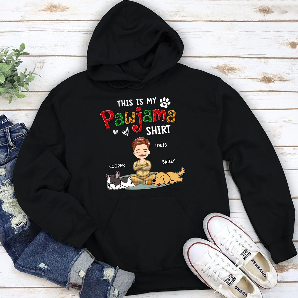 Handsome Pawjama Shirt Version 2 - Personalized Custom Hoodie - Image 3