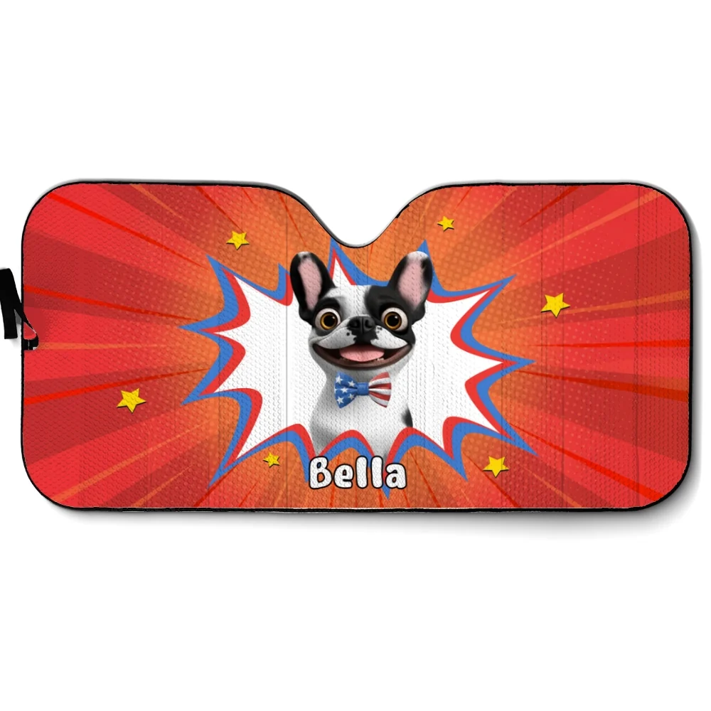 Hang Out With Me - Personalized Custom Car Sunshade - Image 8