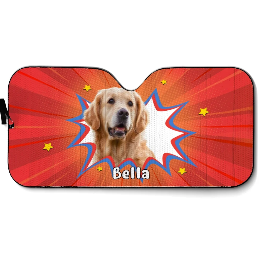 Hang Out With Me Photo - Personalized Custom Car Sunshade - Image 7