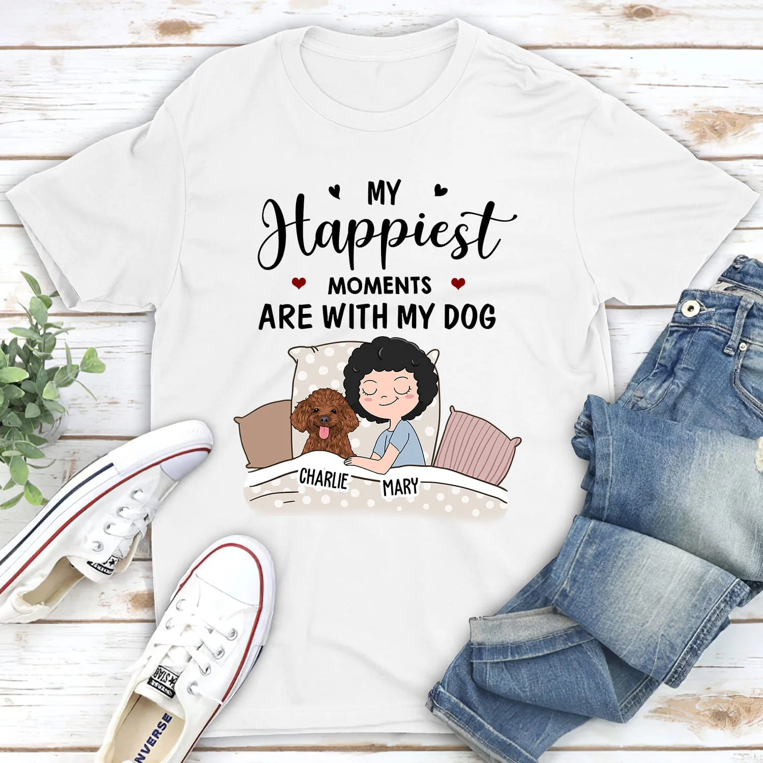 Happiest Moments - Personalized Custom Unisex T-shirt - Image 5