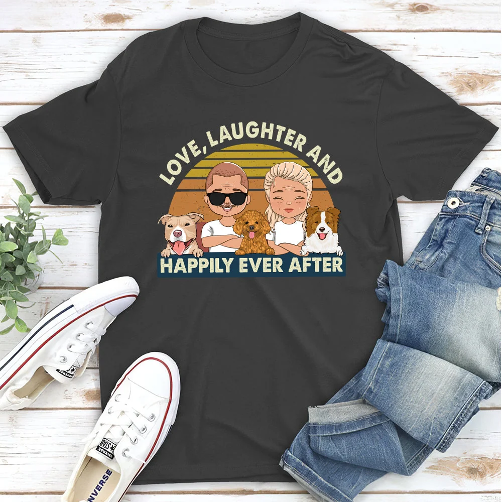 Happily Ever After - Personalized Custom Unisex T-shirt - Image 2