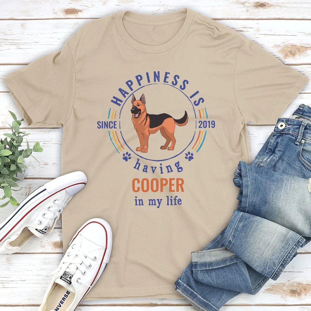 Happiness - Personalized Custom Unisex T-shirt - Image 3