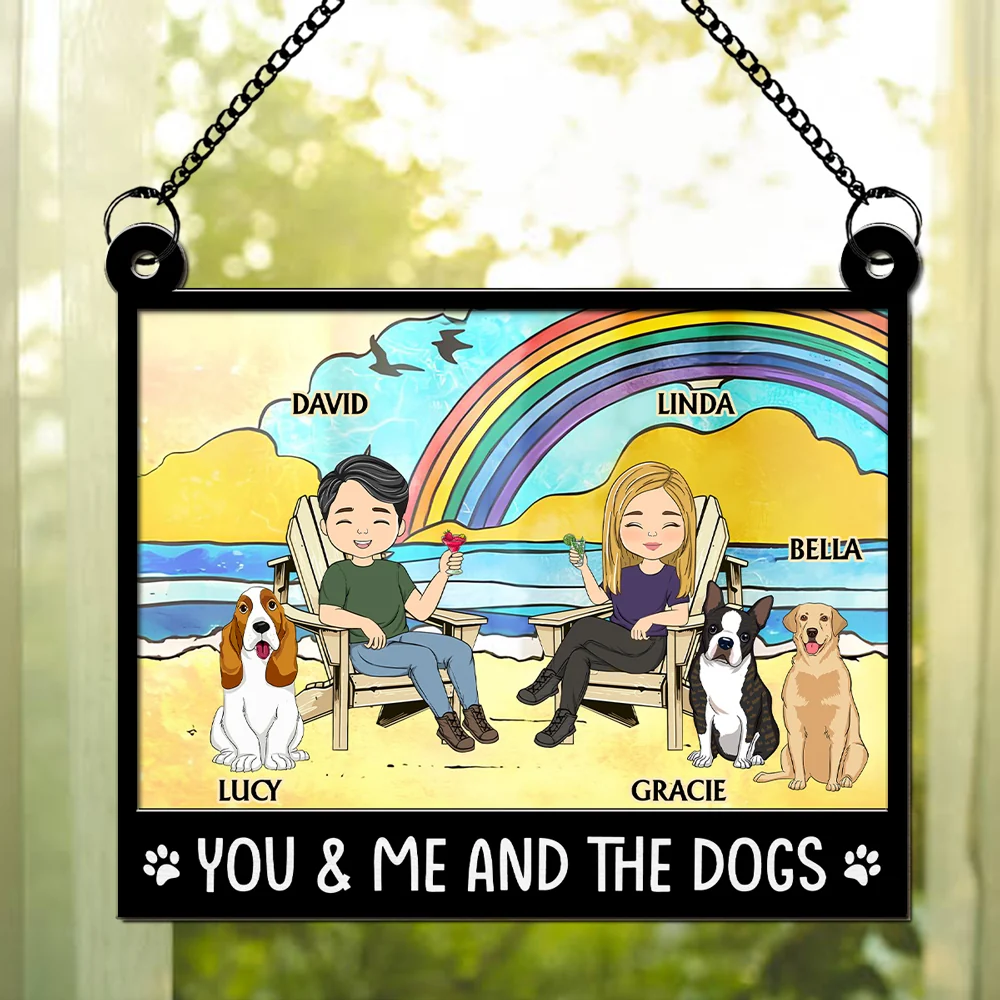Happy Family - Personalized Custom Suncatcher - Image 4