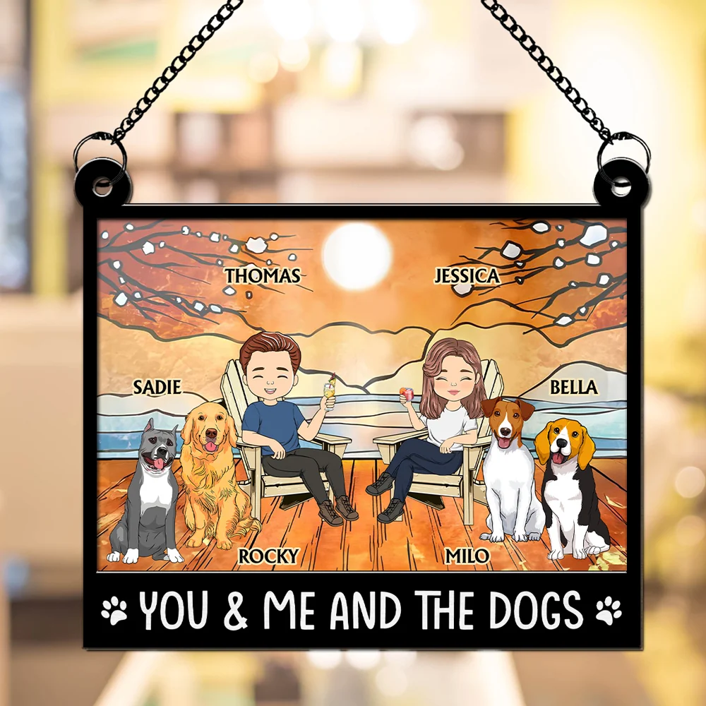 Happy Family - Personalized Custom Suncatcher - Image 6
