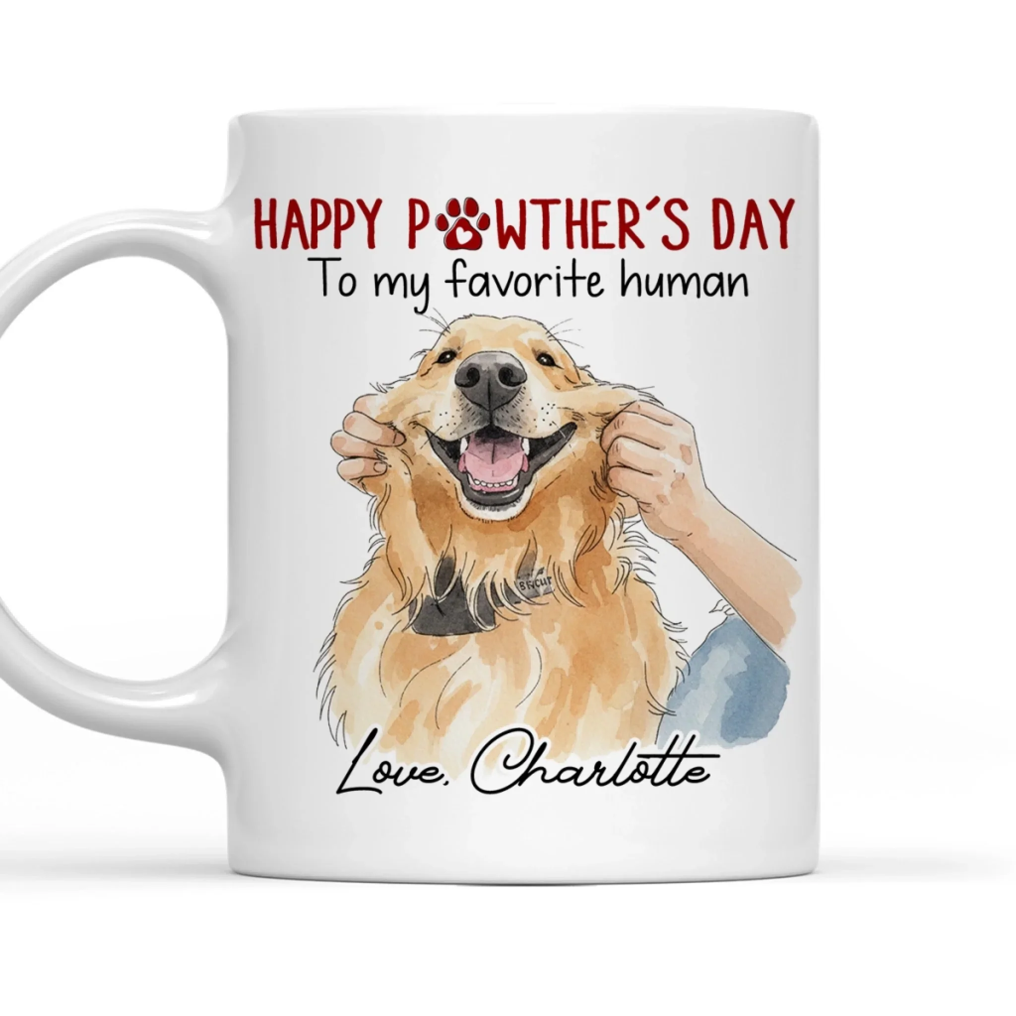 Happy Pawther Day To Dad - Personalized Custom Coffee Mug