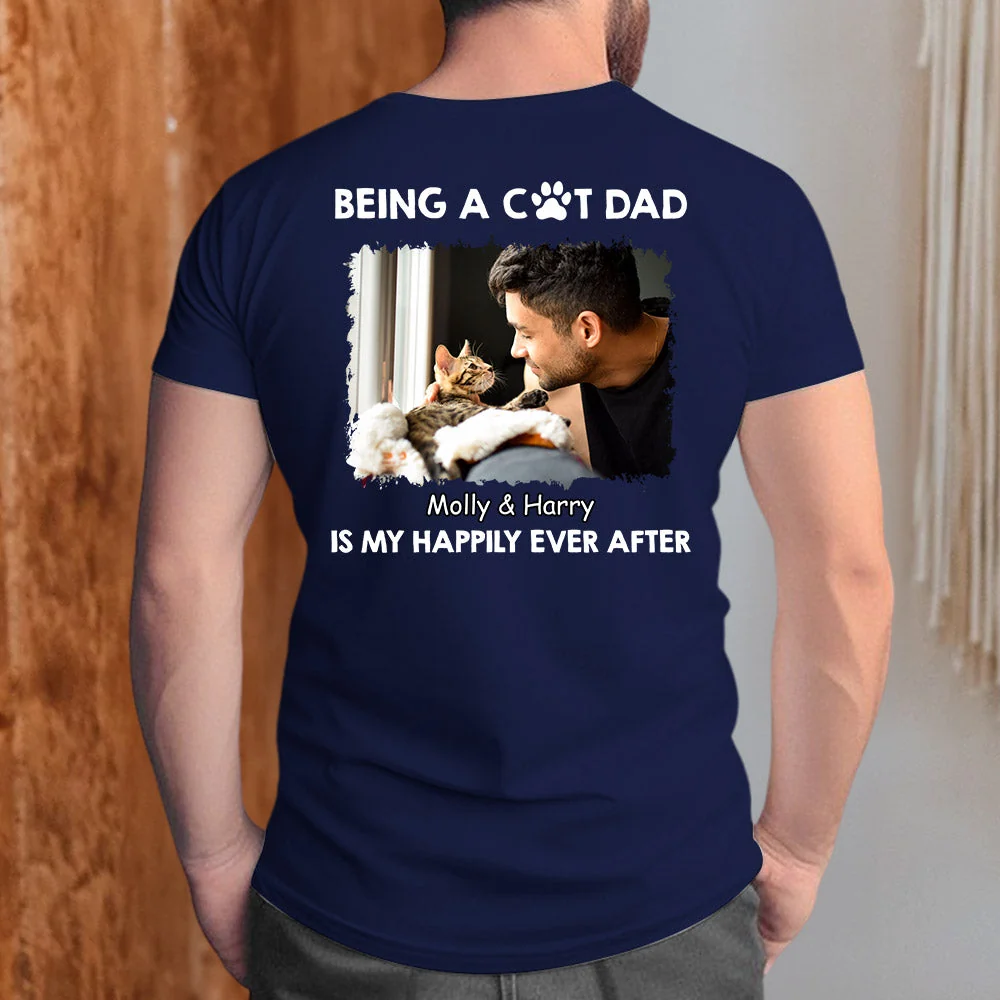 Happy Together Photo - Personalized Custom Unisex T-shirt - Image 4