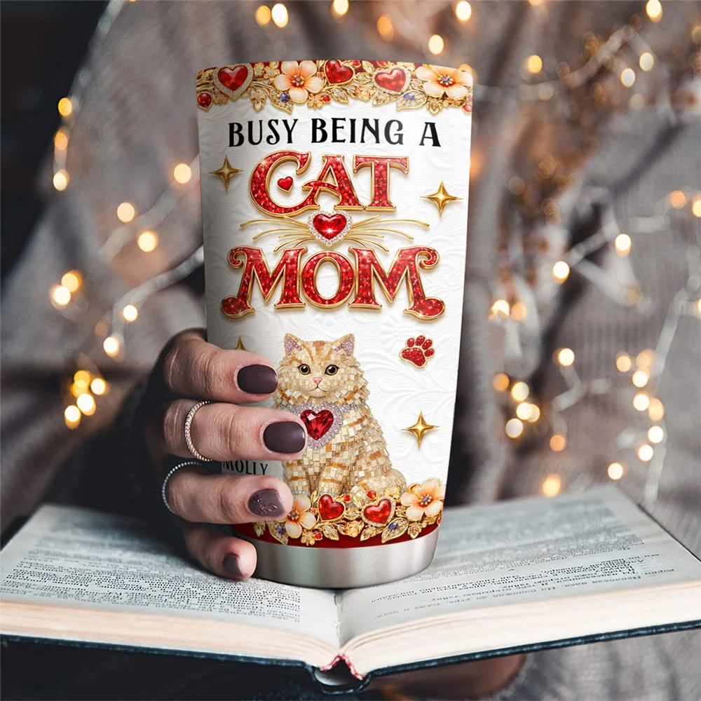 Here To Be Your Baby - Personalized Custom 3D Effect Tumbler - Image 2
